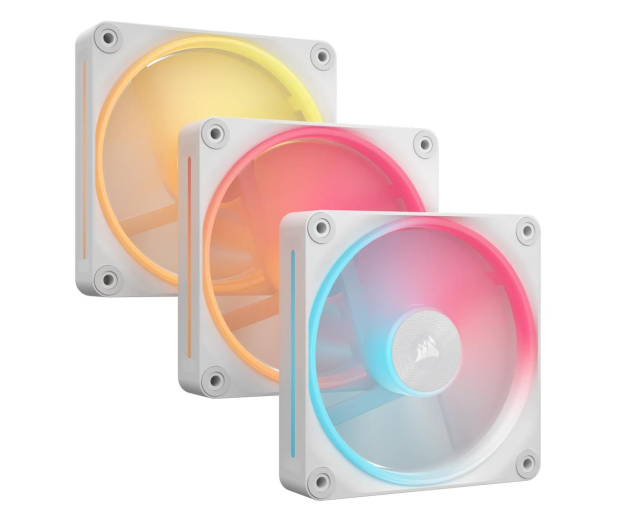 Corsair iCUE LINK LX120R RGB White Triple Pack 3x120mm - 1300111 - zdjęcie